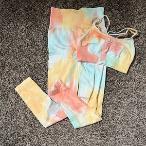 Allure by Ana tie dye matching set